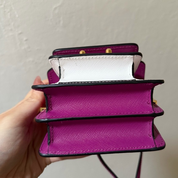 Pink & White Nano Tri Trunk Shoulder Bag - Picture 8 of 11